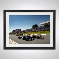 F1 Authentics Lewis Hamilton 2021 British GP Race Start – James Moy Print