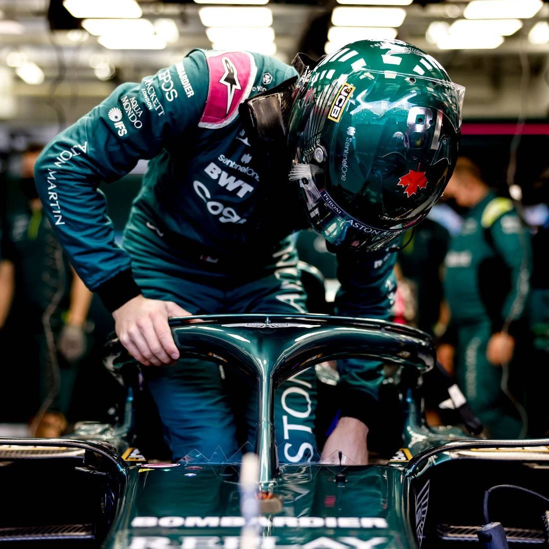 Aston Martin Cognizant Formula One™ Team 2021 Official Replica Halo 8 Aston Martin Cognizant Formula One™ Team 2021 Official Replica Halo