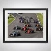 F1 Authentics Lewis Hamilton Leading In Japan – James Moy F1® Art Print