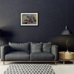 F1 Authentics Lewis Hamilton Leading In Japan – James Moy F1® Art Print