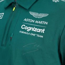 Aston Martin Aston Martin Lance Stroll 2022 Signed Polo Shirt 10 Aston Martin Aston Martin Lance Stroll 2022 Signed Polo Shirt