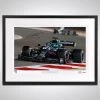 Aston Martin Aston Martin Lance Stroll 2021 Framed Signed Photograph – Bahrain GP