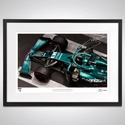 Aston Martin Aston Martin Lance Stroll 2021 Signed Photograph – Monaco GP