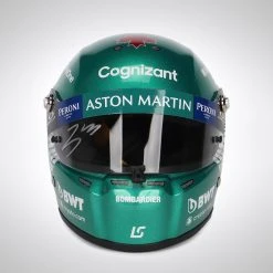 Aston Martin Lance Stroll 2021 Signed 1:2 Scale Helmet Aston Martin 11 Aston Martin Lance Stroll 2021 Signed 1:2 Scale Helmet Aston Martin