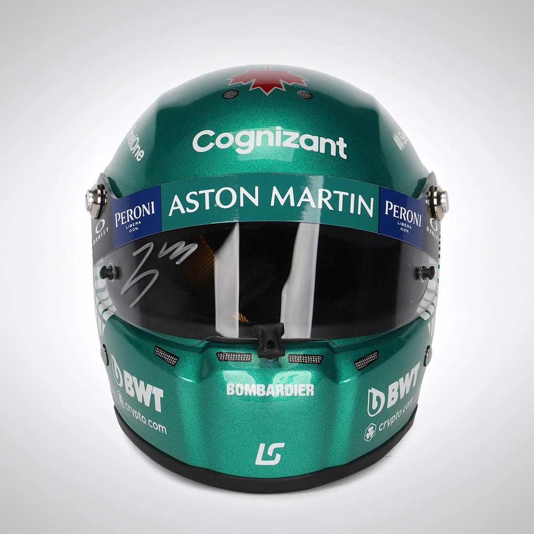 Aston Martin Lance Stroll 2021 Signed 1:2 Scale Helmet Aston Martin 4 Aston Martin Lance Stroll 2021 Signed 1:2 Scale Helmet Aston Martin