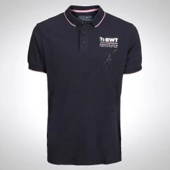 Aston Martin Lance Stroll 2020 Framed Signed Polo Shirt