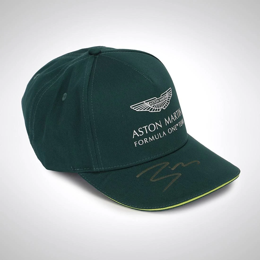 Lance Stroll Aston Martin 2021 Framed Signed Cap 3 Lance Stroll Aston Martin 2021 Framed Signed Cap