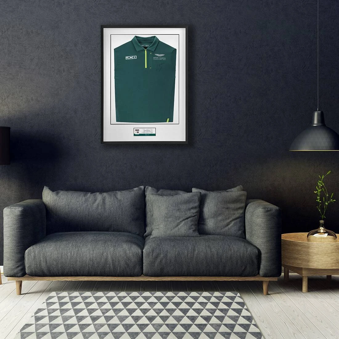 Aston Martin Aston Martin Lance Stroll 2021 Signed Polo Shirt 2 Aston Martin Aston Martin Lance Stroll 2021 Signed Polo Shirt