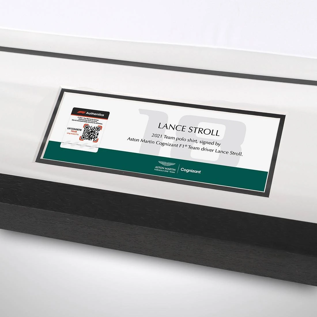 Aston Martin Aston Martin Lance Stroll 2021 Signed Polo Shirt 3 Aston Martin Aston Martin Lance Stroll 2021 Signed Polo Shirt