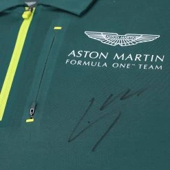 Aston Martin Aston Martin Lance Stroll 2021 Signed Polo Shirt 9 Aston Martin Aston Martin Lance Stroll 2021 Signed Polo Shirt
