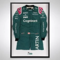 Aston Martin Lance Stroll 2021 Signed Race Used Race Suit – Hungarian GP