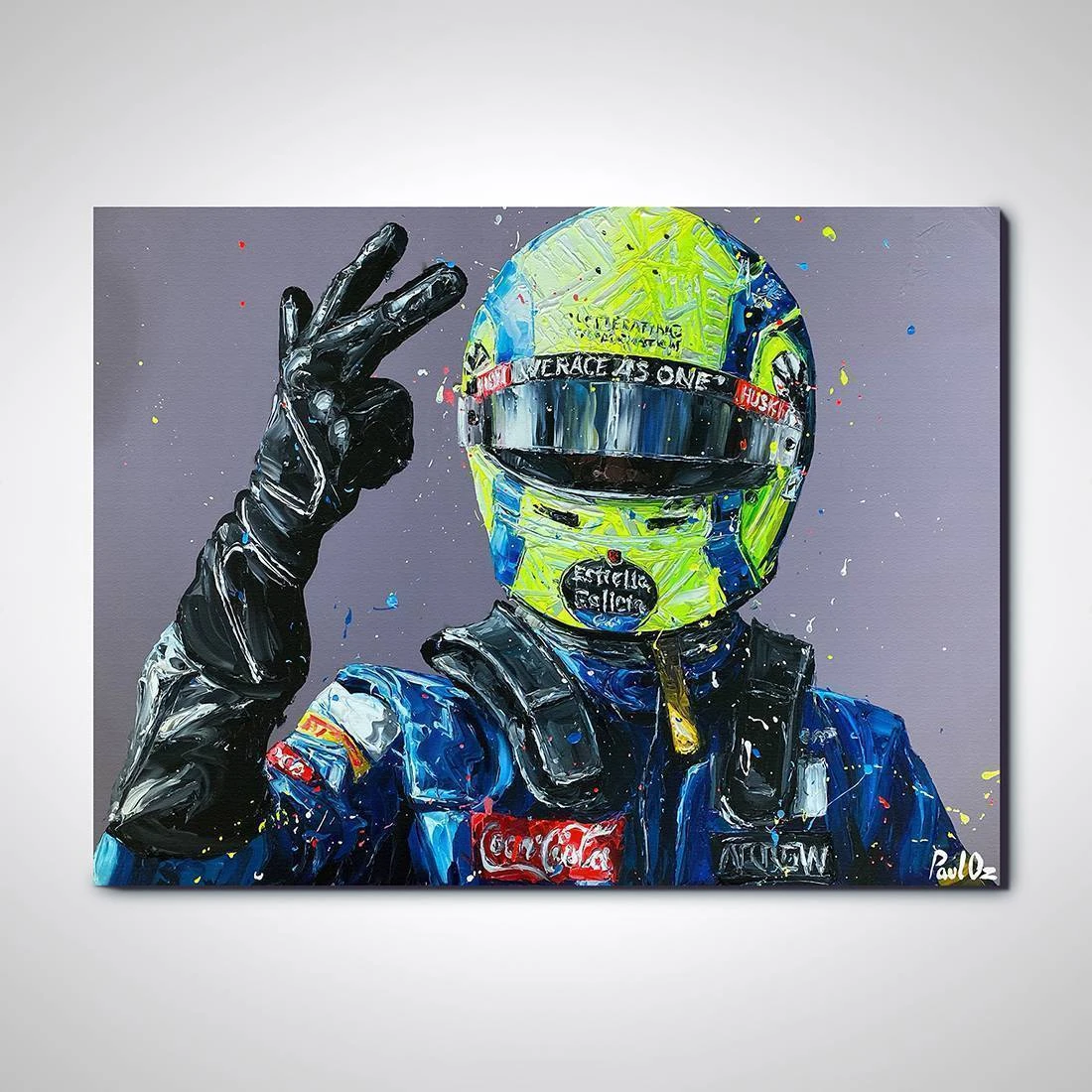 F1 Authentics Father's Day Gifts Lando Norris 2020 Podium Artwork - Paul Oz 5 F1 Authentics Father's Day Gifts Lando Norris 2020 Podium Artwork - Paul Oz