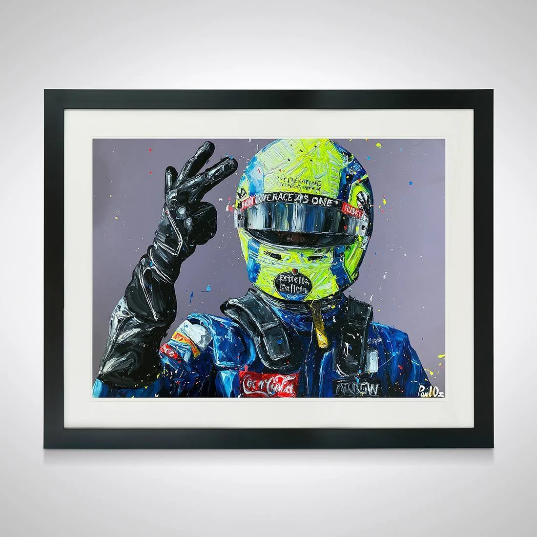 F1 Authentics Father's Day Gifts Lando Norris 2020 Podium Artwork - Paul Oz 2 F1 Authentics Father's Day Gifts Lando Norris 2020 Podium Artwork - Paul Oz