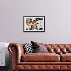 F1 Authentics Lando Norris 2021 Monaco GP Celebration – James Moy Print Father's Day Gifts