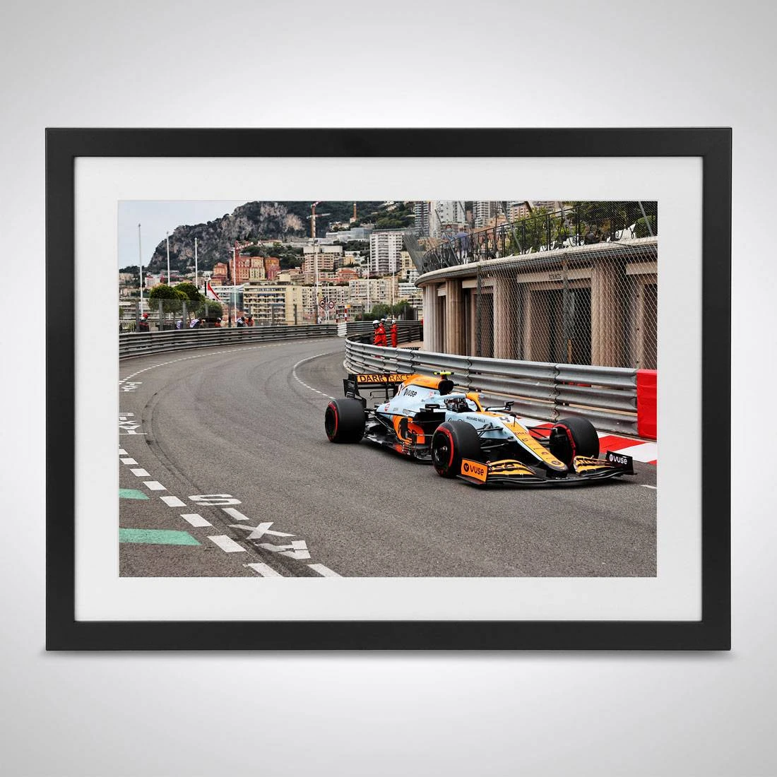 McLaren Lando Norris 2021 Monaco GP Massenet – James Moy Print 1 McLaren Lando Norris 2021 Monaco GP Massenet – James Moy Print
