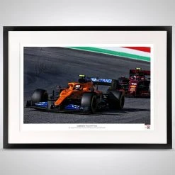 F1 Authentics shop 26 F1 Authentics Lando Norris 2020 Framed Signed Photo - Tuscan GP Gifts