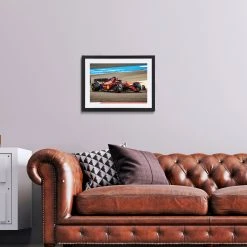 Ferrari Ferrari Charles Leclerc 2022 Bahrain Grand Prix Print – James Moy