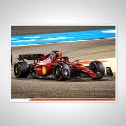 Ferrari Ferrari Charles Leclerc 2022 Bahrain Grand Prix Print – James Moy 7 Ferrari Ferrari Charles Leclerc 2022 Bahrain Grand Prix Print – James Moy