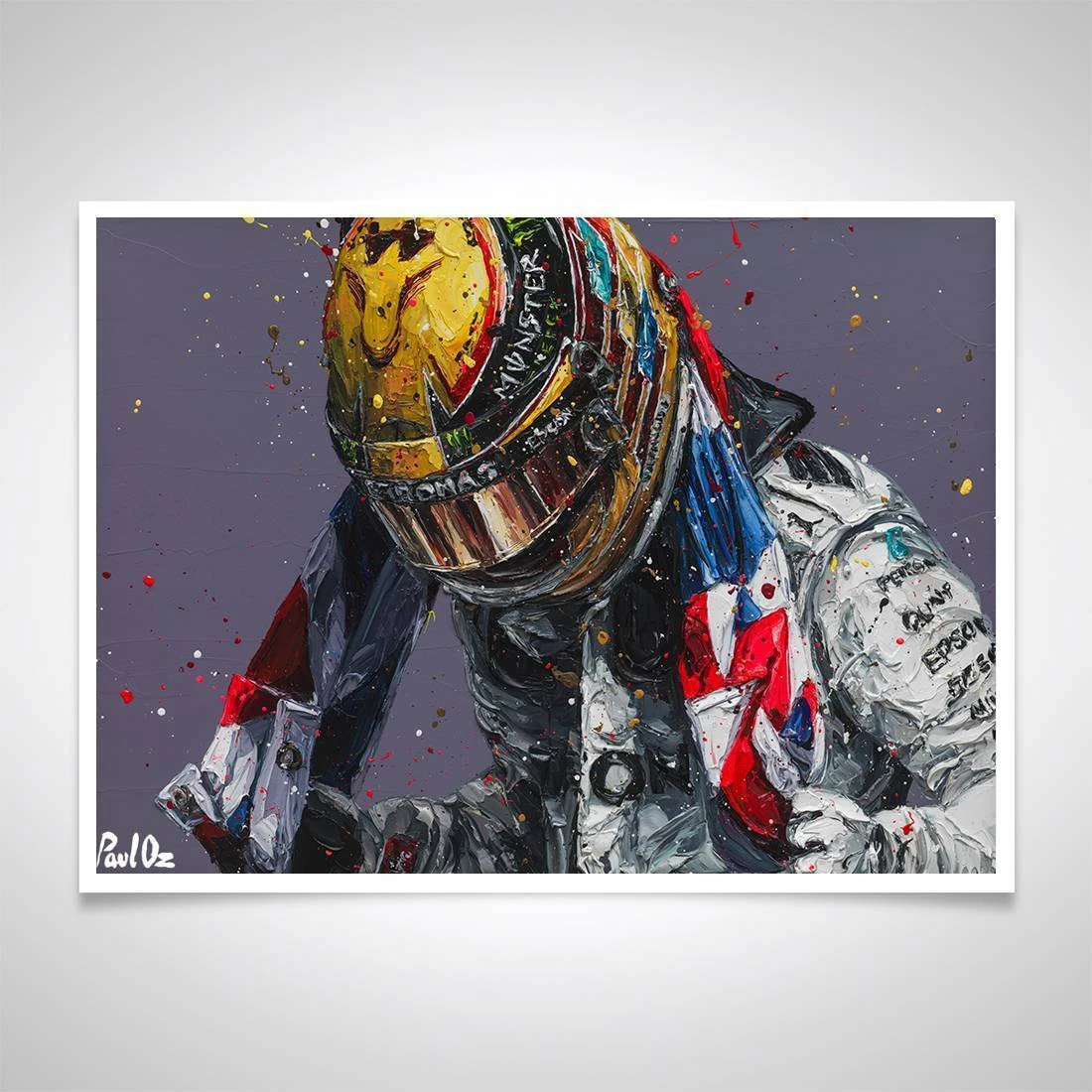 F1 Authentics Lewis Hamilton Union III Flag Paul Oz 1 F1 Authentics Lewis Hamilton Union III Flag Paul Oz