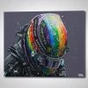 F1 Authentics Lewis Hamilton 2021 Rainbow Helmet Hand Embellished Artwork – Paul Oz