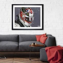 F1 Authentics Lewis Hamilton 2019 British Grand Prix Artwork - Paul Oz