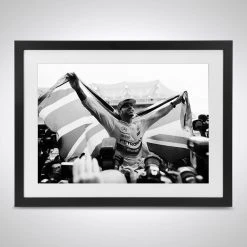 F1 Authentics Lewis Hamilton 2015 Championship Win - Austin GP 2015 - James Moy Print