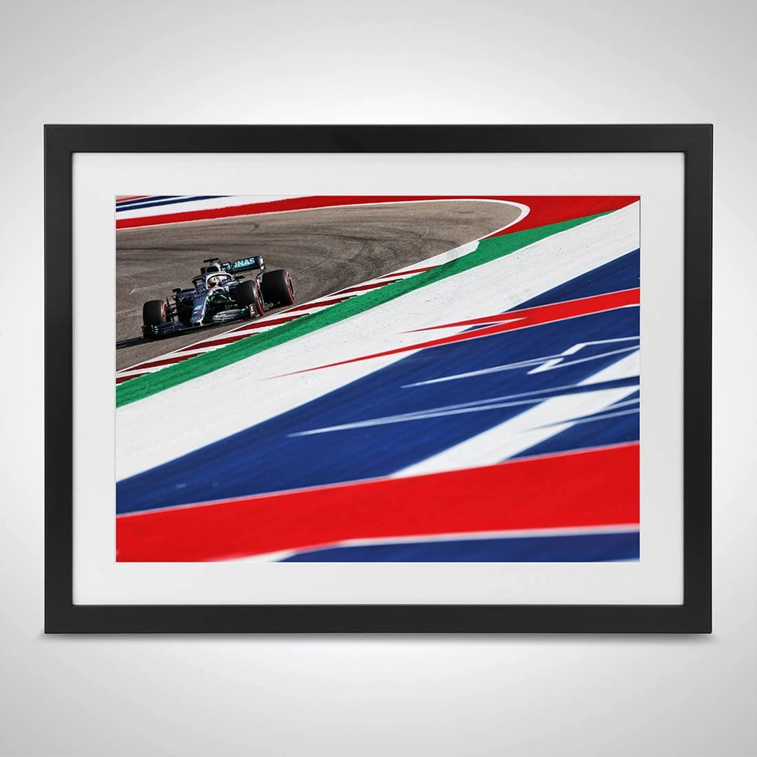 F1 Authentics Lewis Hamilton 2019 Championship Win - Austin GP - James Moy Print 1 F1 Authentics Lewis Hamilton 2019 Championship Win - Austin GP - James Moy Print