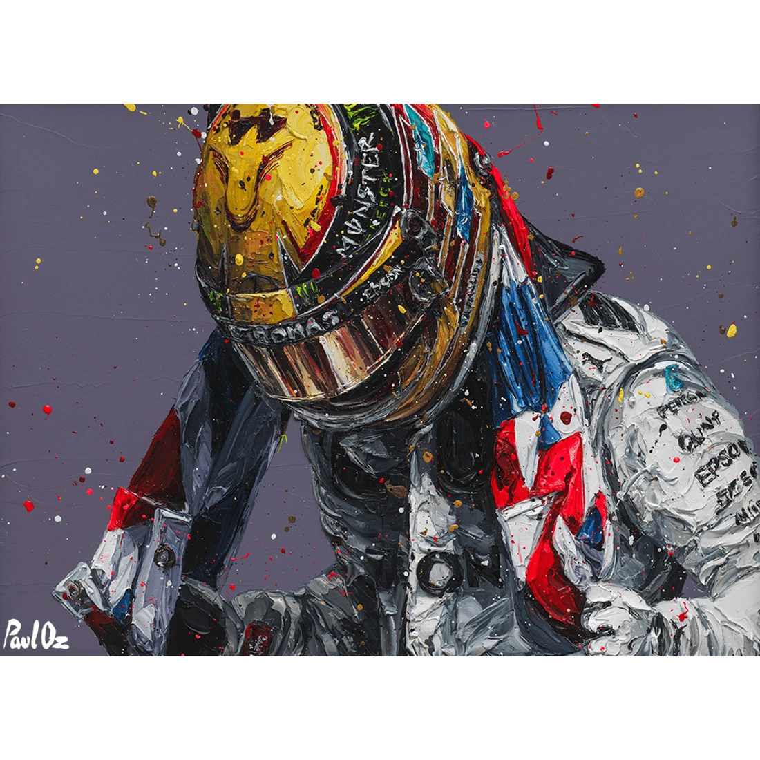 F1 Authentics Lewis Hamilton Union III Flag Paul Oz 6 F1 Authentics Lewis Hamilton Union III Flag Paul Oz