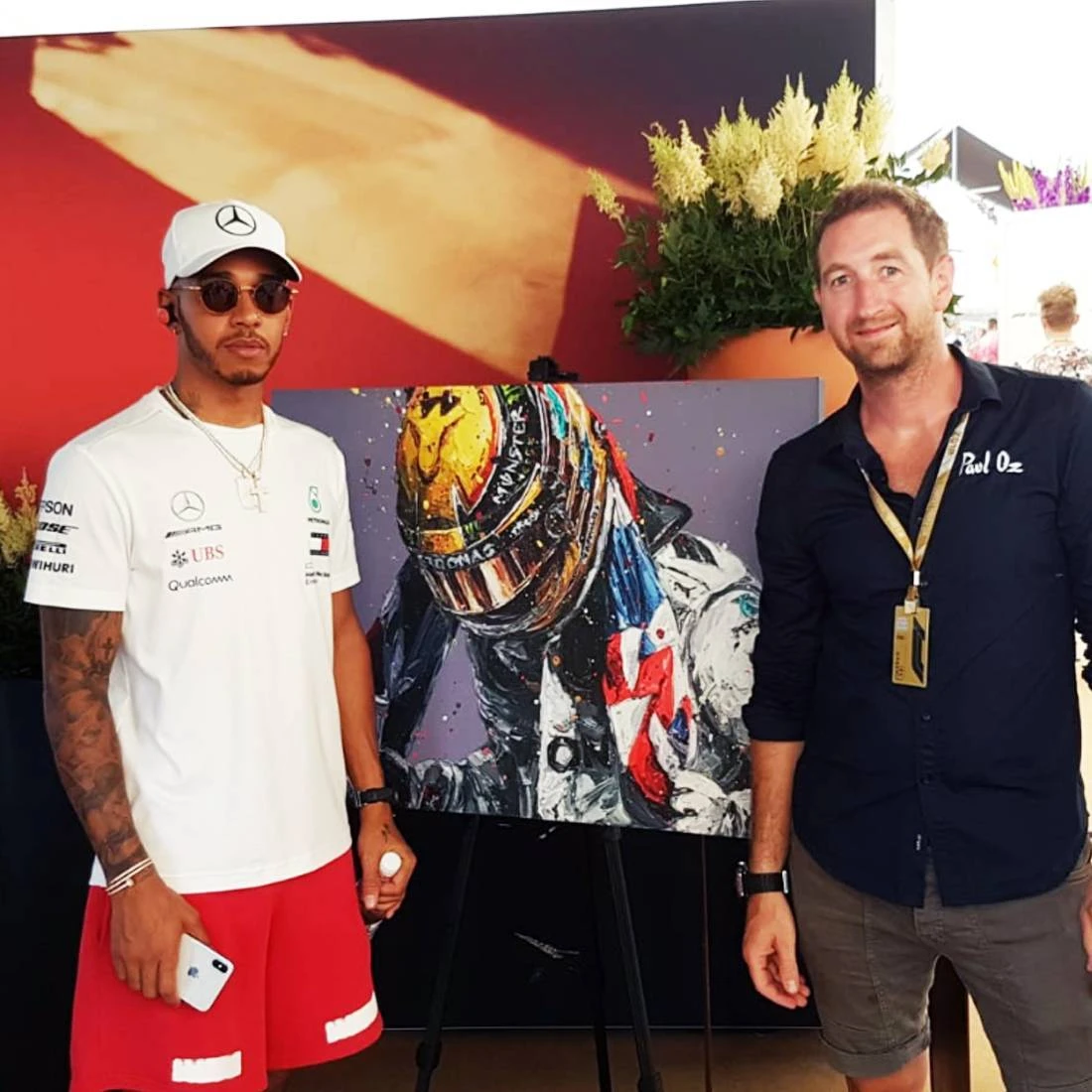 F1 Authentics Lewis Hamilton Union III Flag Paul Oz 2 F1 Authentics Lewis Hamilton Union III Flag Paul Oz