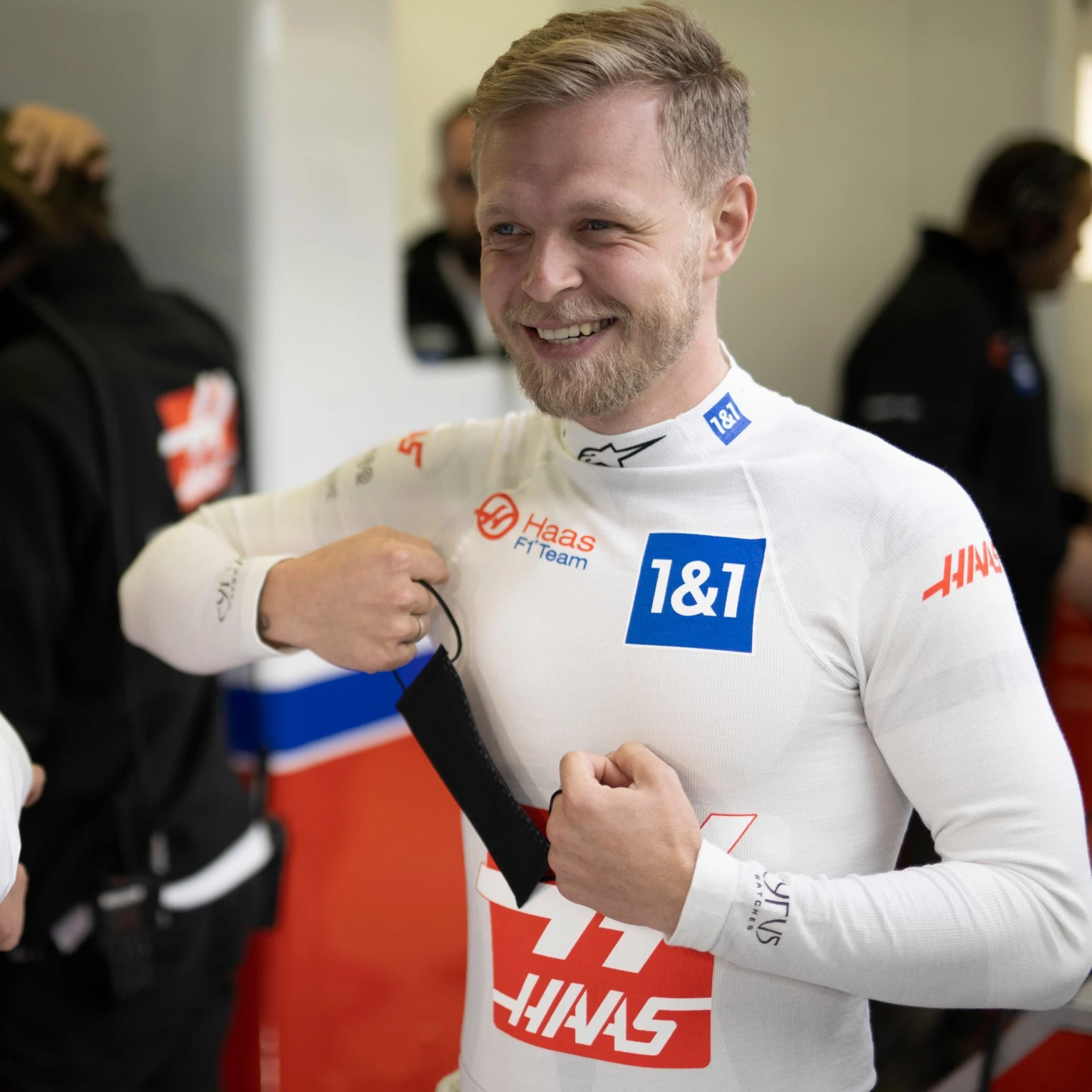 Haas Kevin Magnussen 2022 Signed Race Used Nomex – Miami GP Haas 1 Haas Kevin Magnussen 2022 Signed Race Used Nomex – Miami GP Haas