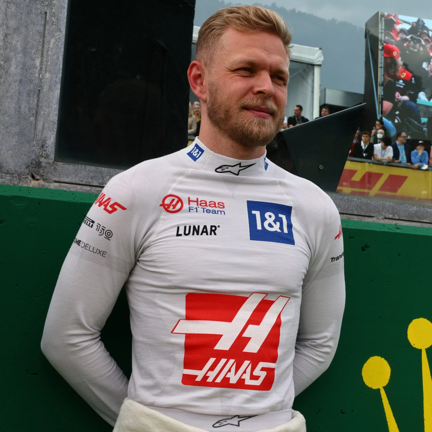 Haas Kevin Magnussen 2022 Signed Race Used Nomex – Miami GP Haas 5 Haas Kevin Magnussen 2022 Signed Race Used Nomex – Miami GP Haas