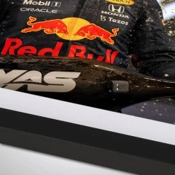 Red Bull Red Bull Max Verstappen 2021 World Champion Podium Celebrations – James Moy Print 12 Red Bull Red Bull Max Verstappen 2021 World Champion Podium Celebrations – James Moy Print