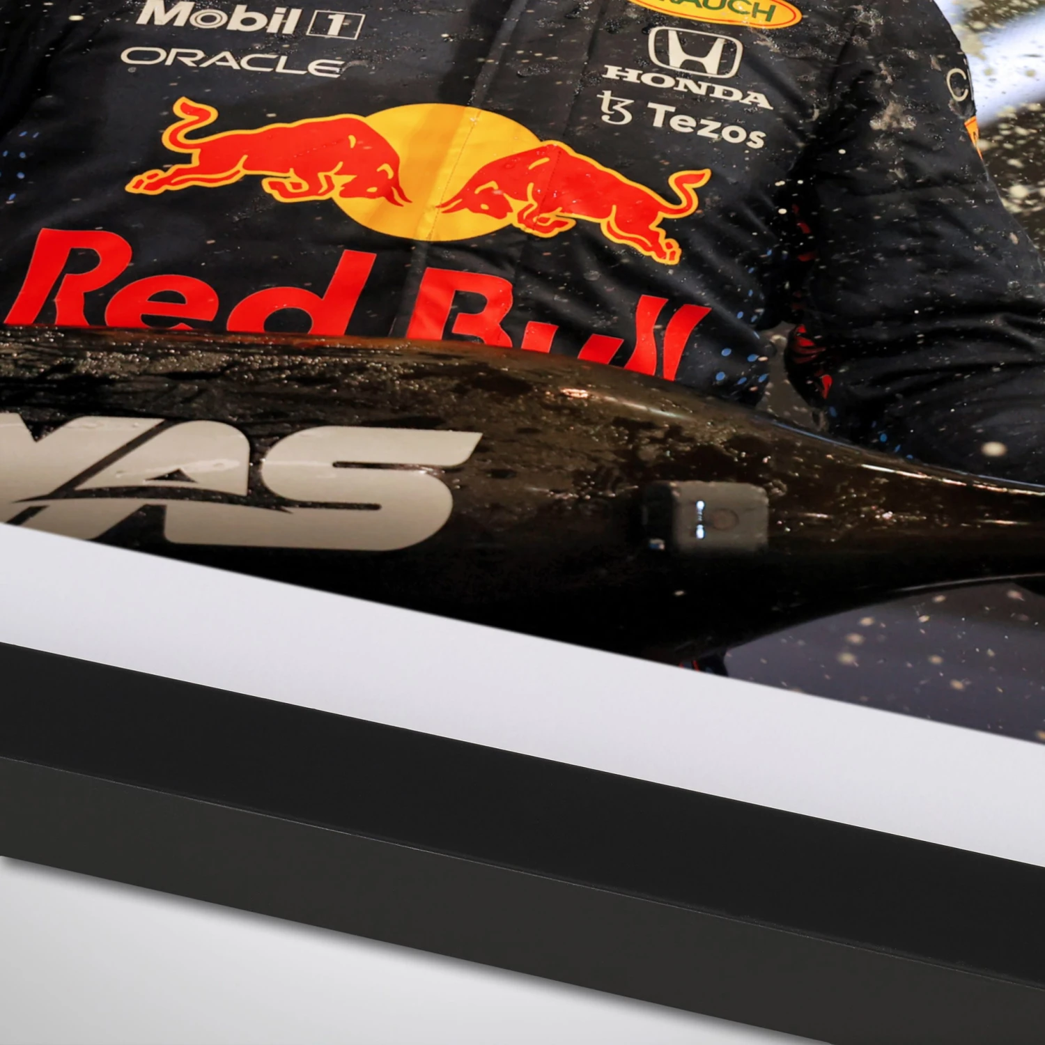 Red Bull Red Bull Max Verstappen 2021 World Champion Podium Celebrations – James Moy Print 5 Red Bull Red Bull Max Verstappen 2021 World Champion Podium Celebrations – James Moy Print