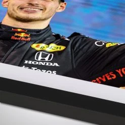 Red Bull Max Verstappen 2021 World Champion Podium Trophy – James Moy Print