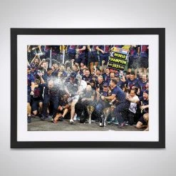 Max Verstappen 2021 World Champion Red Bull Team Celebrations – James Moy Print