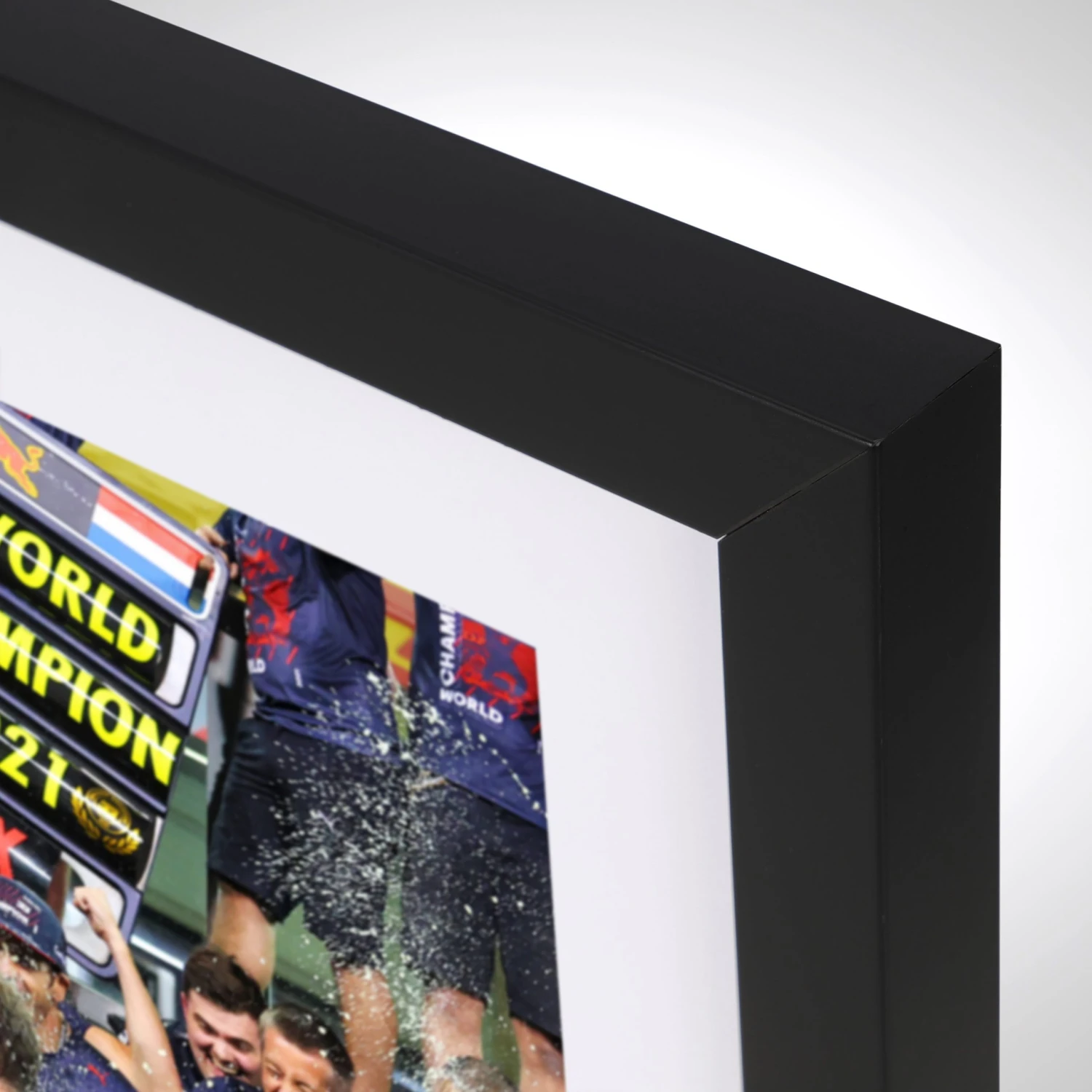 Max Verstappen 2021 World Champion Red Bull Team Celebrations – James Moy Print 4 Max Verstappen 2021 World Champion Red Bull Team Celebrations – James Moy Print