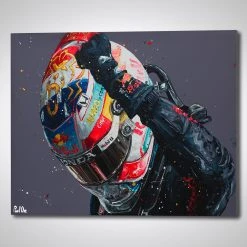 F1 Authentics shop 24 F1 Authentics Gifts Max Verstappen 2021 Dutch GP Win Hand Embellished Artwork – Paul Oz