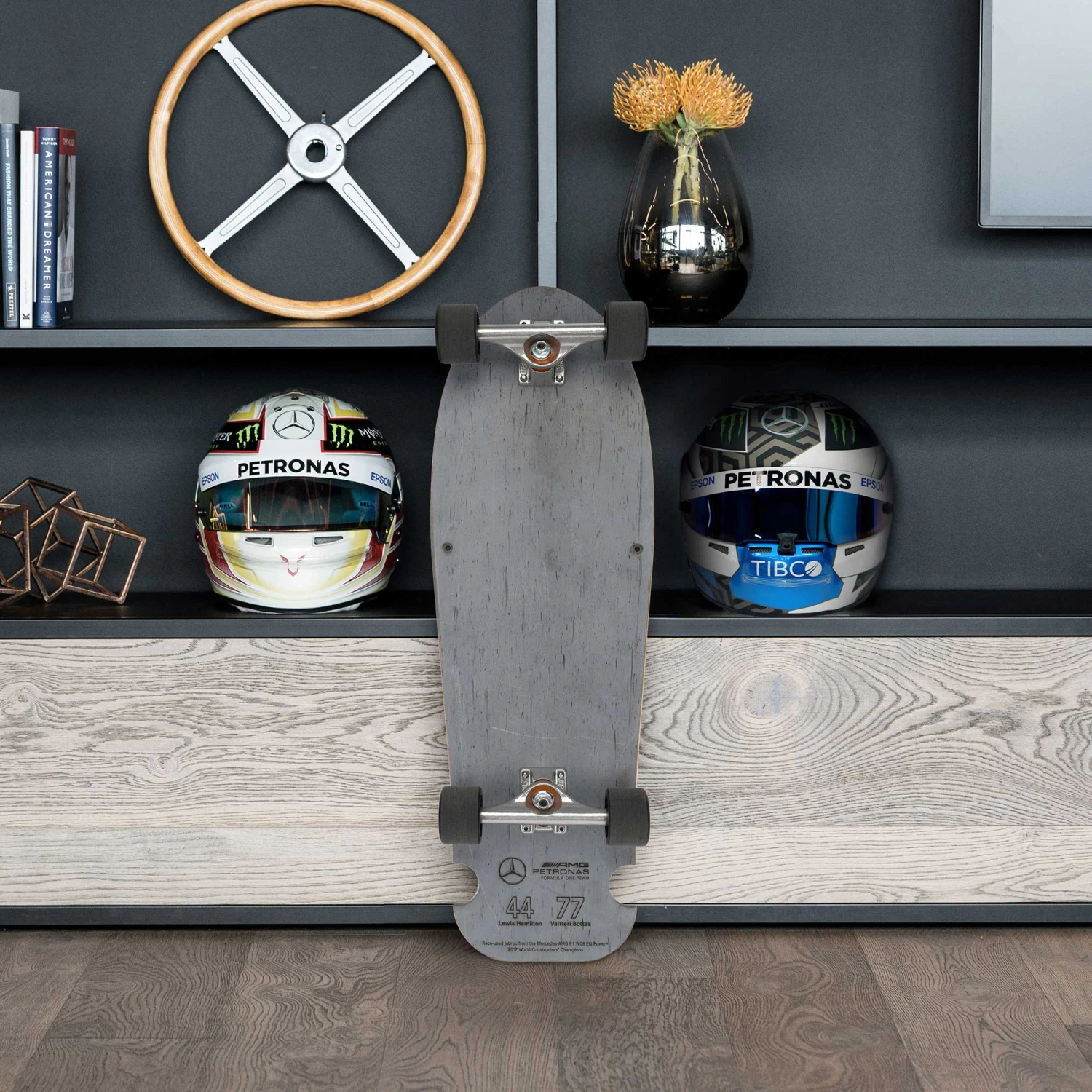 Mercedes-AMG Petronas Formula One Team 2017 Skid Block Skateboard 2 Mercedes-AMG Petronas Formula One Team 2017 Skid Block Skateboard