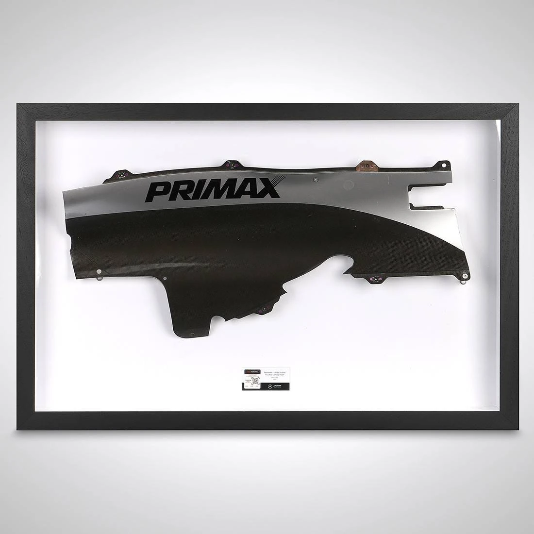 Mercedes-AMG Petronas Formula One Team 2015 Framed Gearbox Closing Panel 1 Mercedes-AMG Petronas Formula One Team 2015 Framed Gearbox Closing Panel