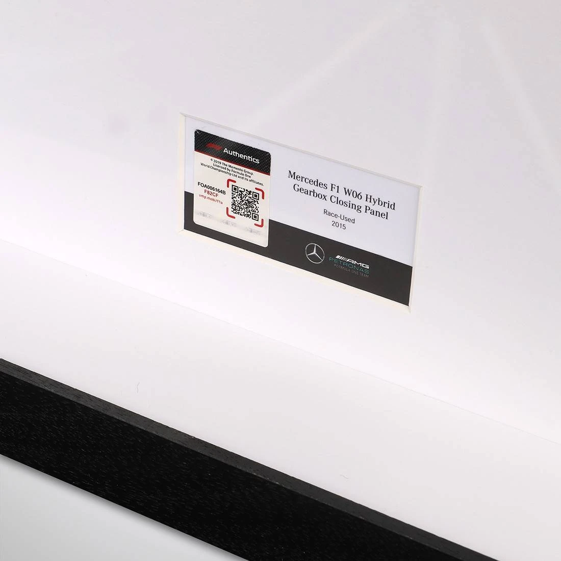 Mercedes-AMG Petronas Formula One Team 2015 Framed Gearbox Closing Panel 3 Mercedes-AMG Petronas Formula One Team 2015 Framed Gearbox Closing Panel