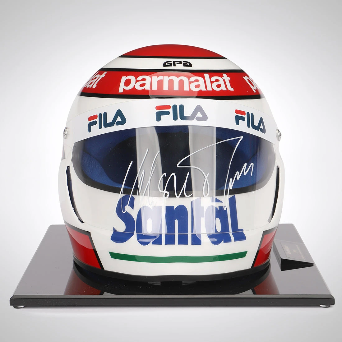 Brabham Nelson Piquet 1983 Signed 1:1 Scale Replica Helmet Driver Archive 3 Brabham Nelson Piquet 1983 Signed 1:1 Scale Replica Helmet Driver Archive