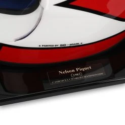Brabham Nelson Piquet 1983 Signed 1:1 Scale Replica Helmet Driver Archive 10 Brabham Nelson Piquet 1983 Signed 1:1 Scale Replica Helmet Driver Archive