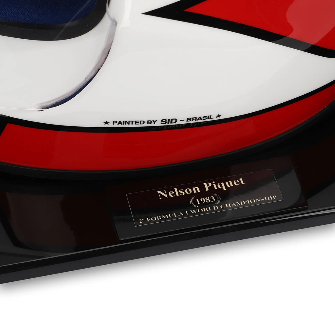 Brabham Nelson Piquet 1983 Signed 1:1 Scale Replica Helmet Driver Archive 5 Brabham Nelson Piquet 1983 Signed 1:1 Scale Replica Helmet Driver Archive