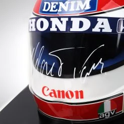 Williams Nelson Piquet 1987 Signed Replica Helmet Williams