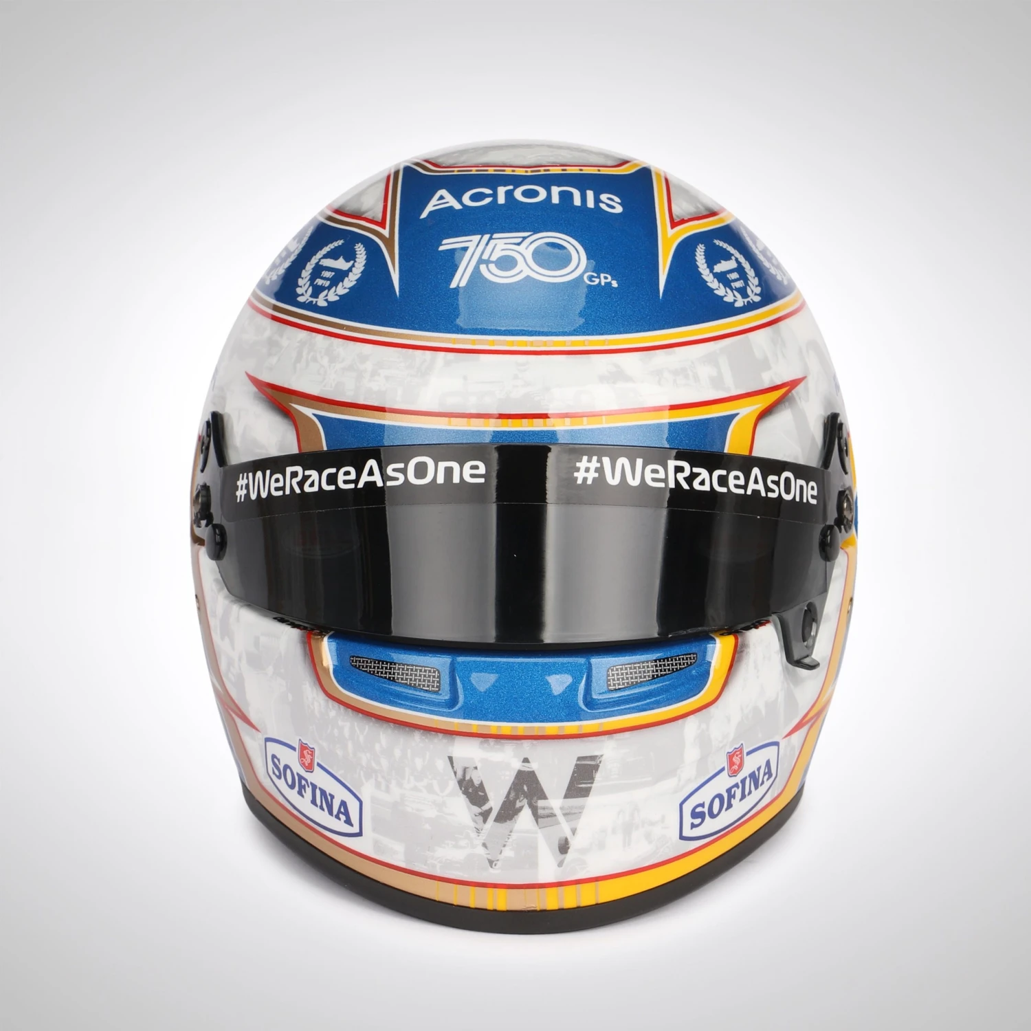 Nicholas Latifi 2021 1:2 Scale Helmet - 750th Williams GP Monaco Edition 4 Nicholas Latifi 2021 1:2 Scale Helmet - 750th Williams GP Monaco Edition