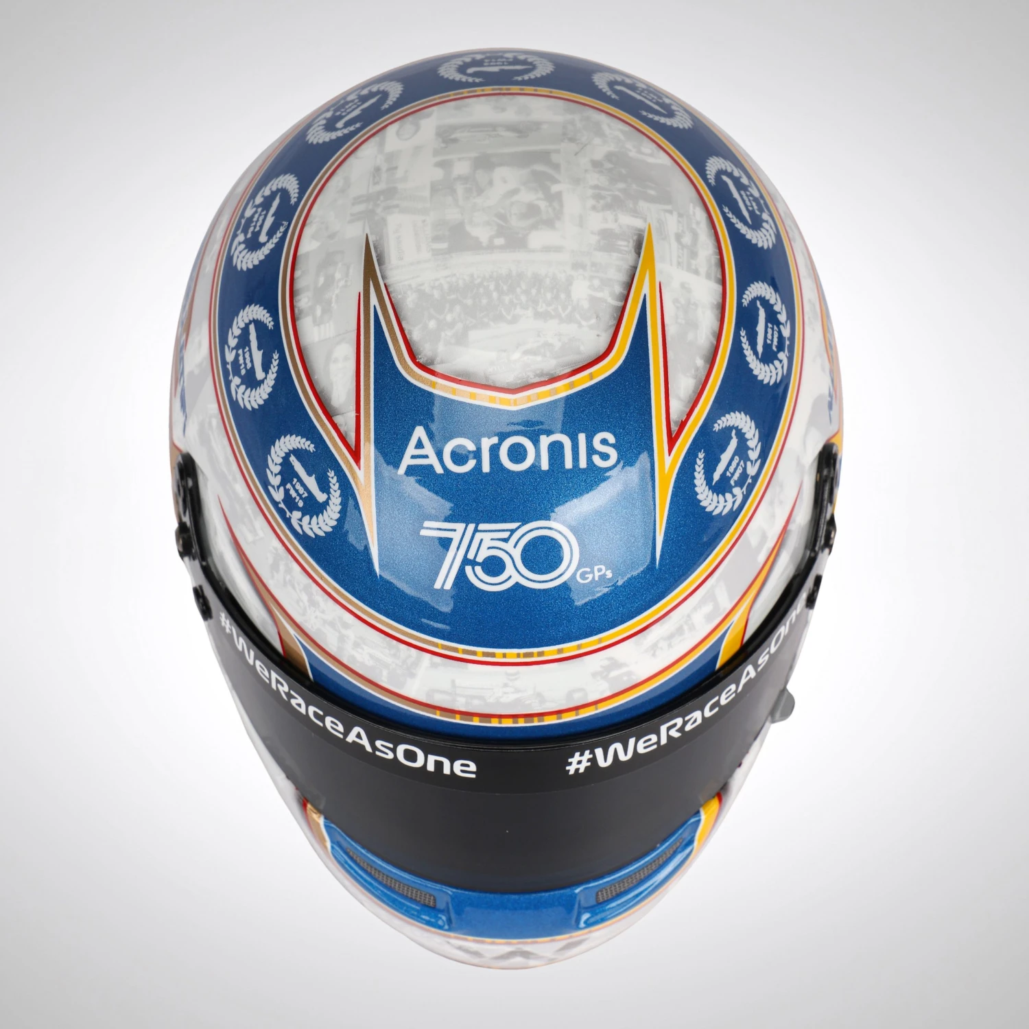 Nicholas Latifi 2021 1:2 Scale Helmet - 750th Williams GP Monaco Edition 7 Nicholas Latifi 2021 1:2 Scale Helmet - 750th Williams GP Monaco Edition