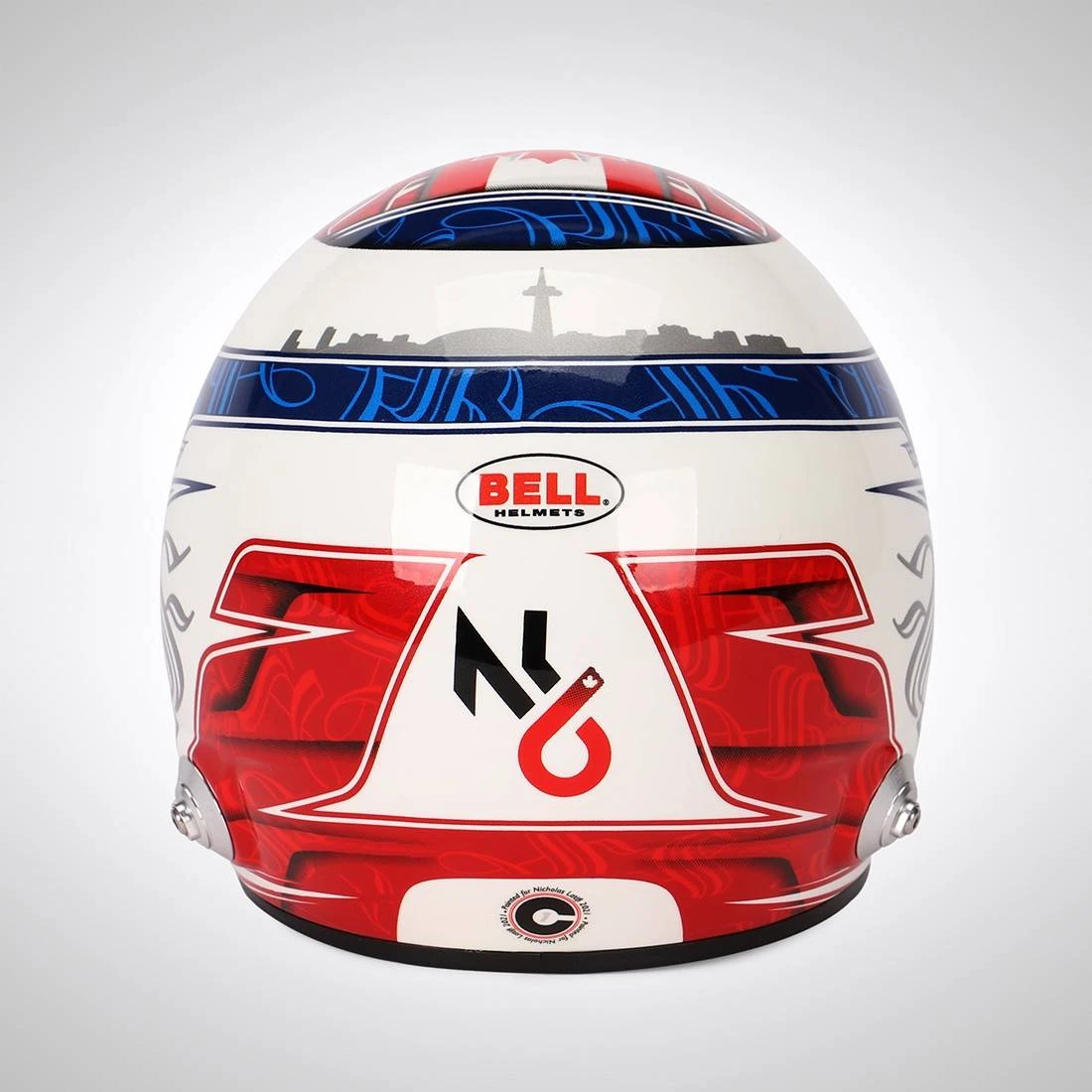 Williams Nicholas Latifi 2021 1:2 Scale Helmet 5 Williams Nicholas Latifi 2021 1:2 Scale Helmet