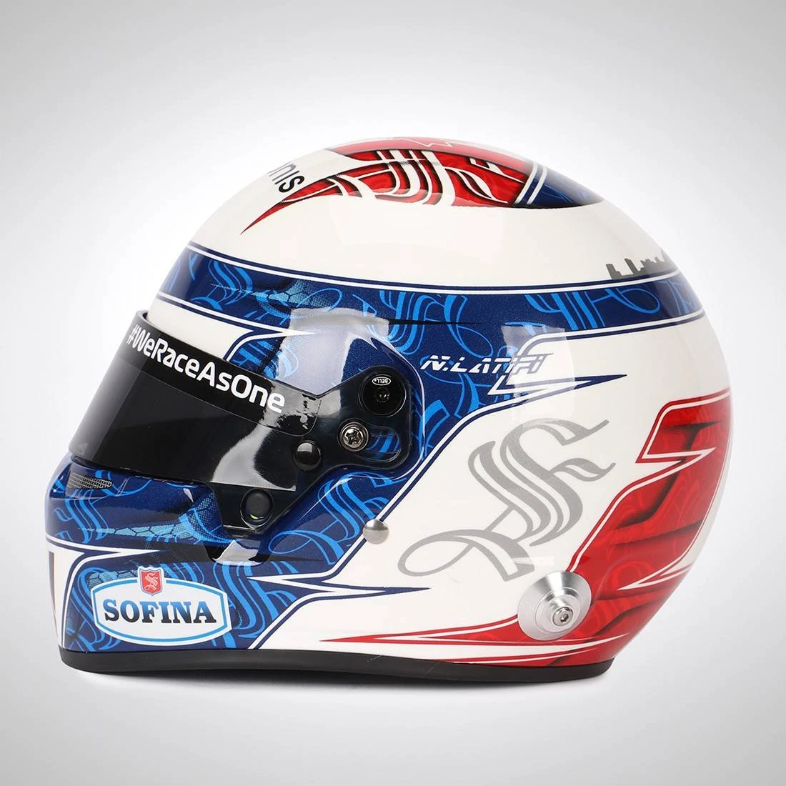Williams Nicholas Latifi 2021 1:2 Scale Helmet 6 Williams Nicholas Latifi 2021 1:2 Scale Helmet