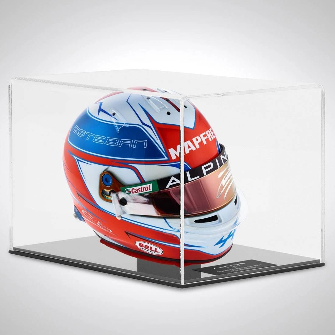 Alpine Alpine Esteban Ocon 2021 Signed 1:2 Scale Helmet 1 Alpine Alpine Esteban Ocon 2021 Signed 1:2 Scale Helmet