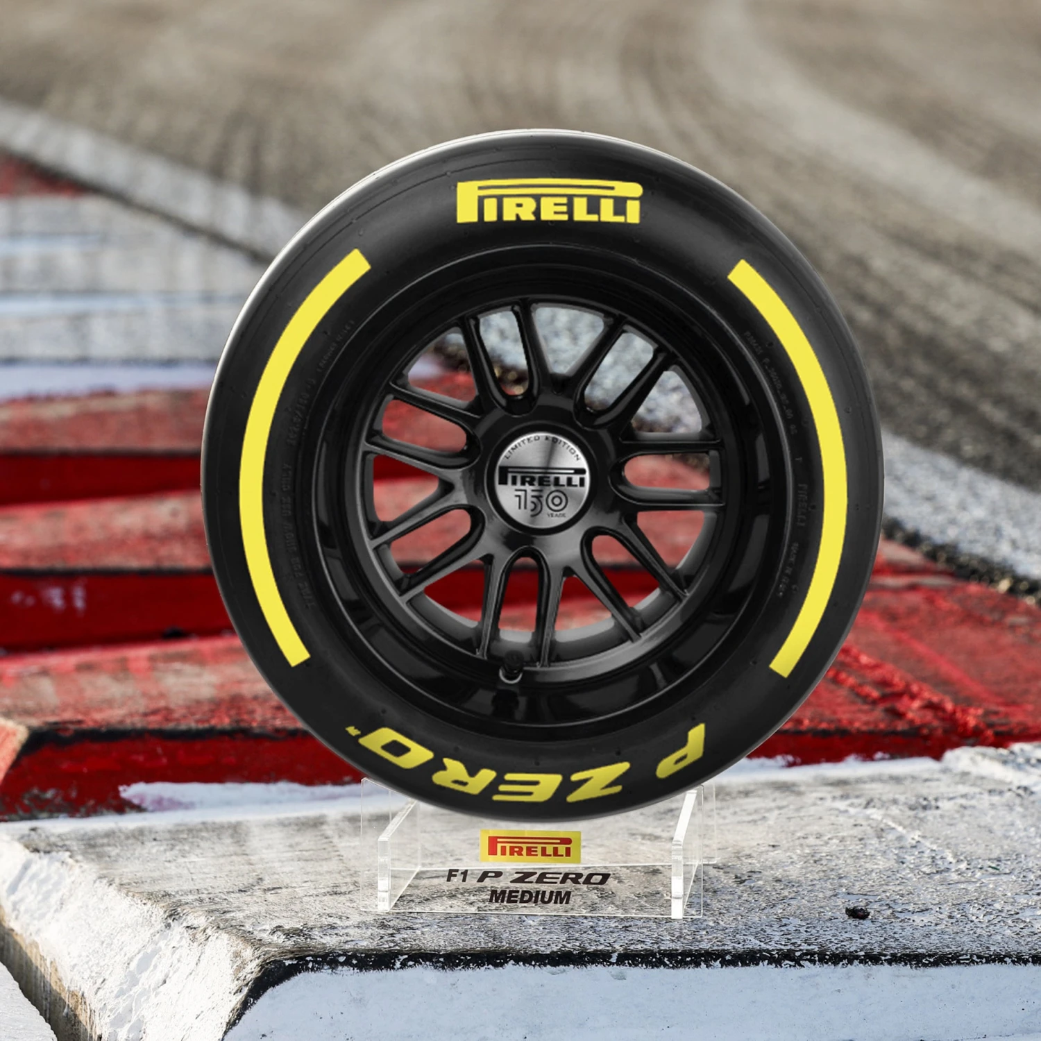 Pirelli 2022 Yellow Medium Compound Wind Tunnel Tyre 2 Pirelli 2022 Yellow Medium Compound Wind Tunnel Tyre